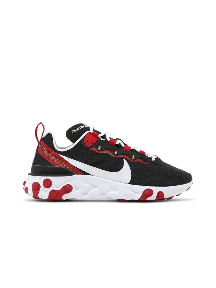 Кроссовки Nike Wmns React Element 55 'Black Gym Red' — изображение 2 из 9