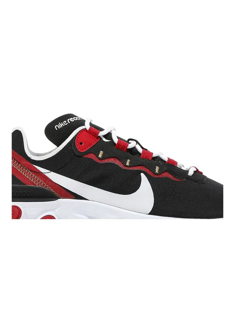 Кроссовки Nike Wmns React Element 55 'Black Gym Red' — изображение 3 из 9