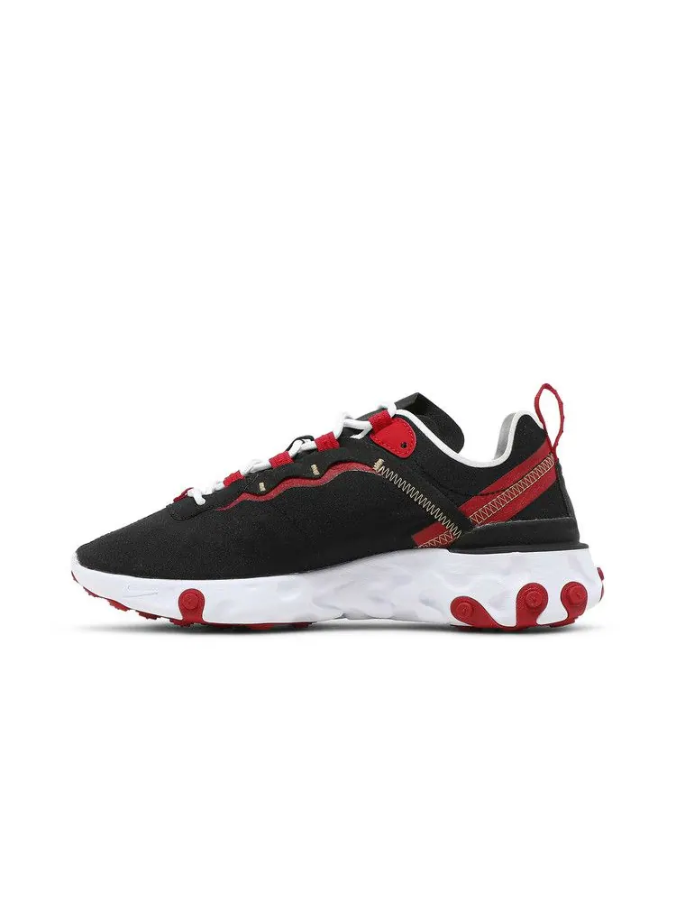 Кроссовки Nike Wmns React Element 55 'Black Gym Red' — изображение 4 из 9