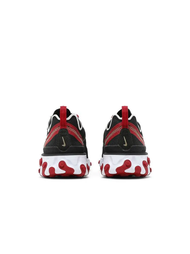 Кроссовки Nike Wmns React Element 55 'Black Gym Red' — изображение 7 из 9