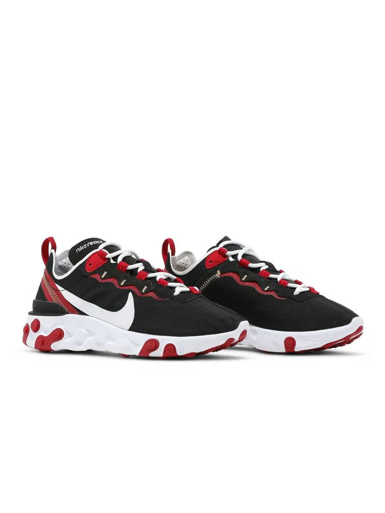 Кроссовки Nike Wmns React Element 55 'Black Gym Red' — изображение 9 из 9