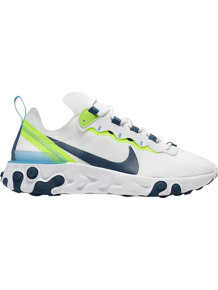 Кроссовки Nike Wmns React Element 55 'Sea Green Volt' — изображение 1 из 1, зеленый/мультиколор
