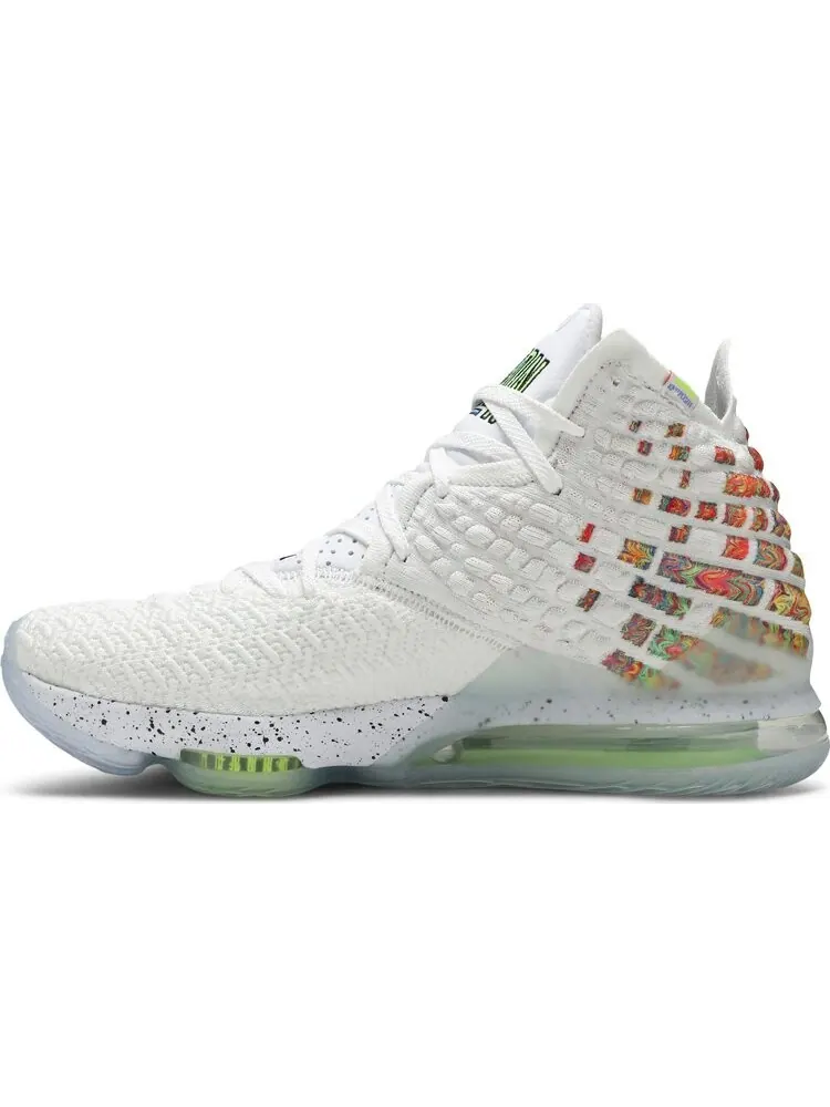 Кроссовки Nike LeBron 17 'Air Command Force' — изображение 3 из 8, белый
