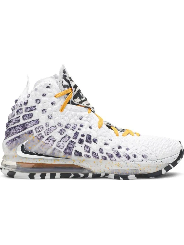 Кроссовки Nike NBA 2K20 x LeBron 17 'Bron 2K Playoffs' Gamer Exclusive — изображение 1 из 8, белый