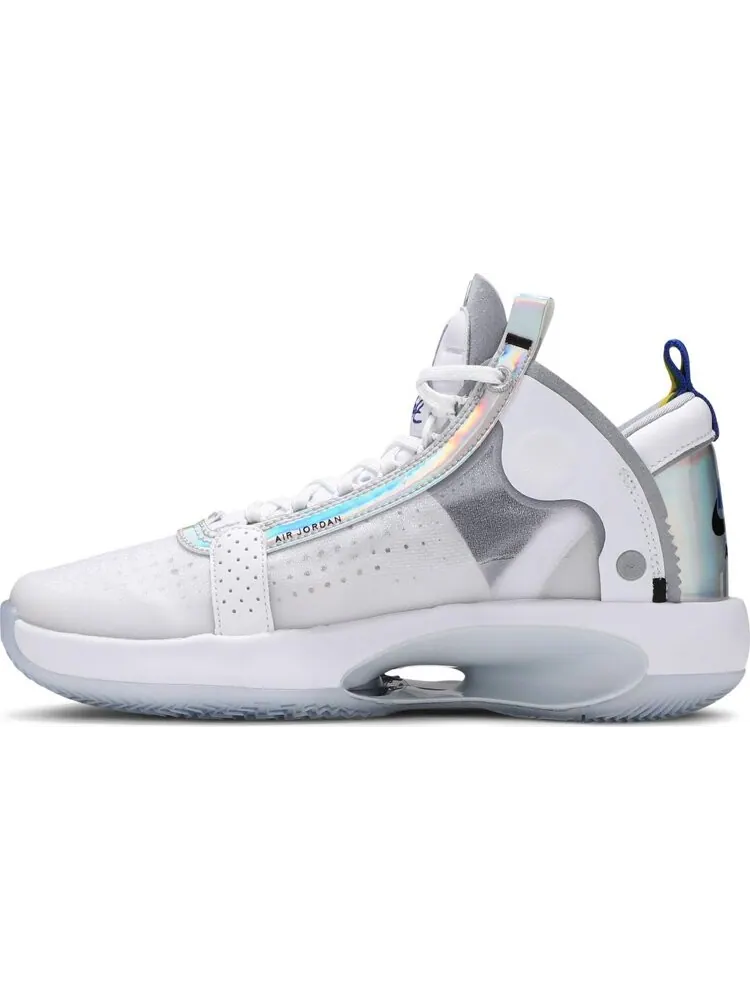 Кроссовки Air Jordan 34 GS Unite — изображение 3 из 8, белый