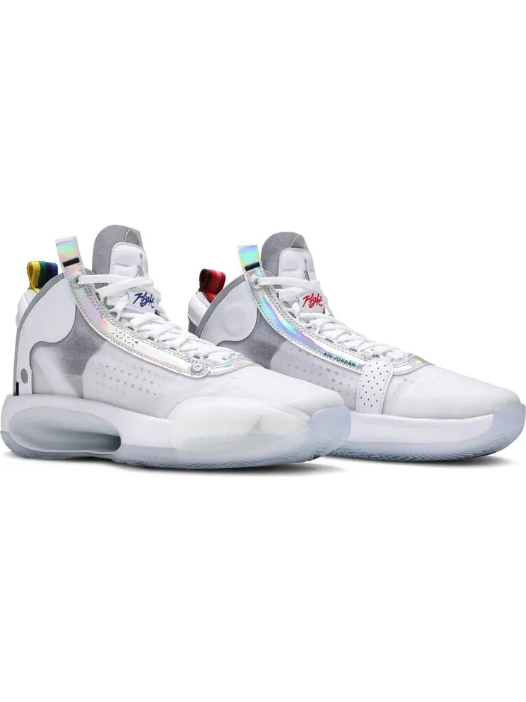 Кроссовки Air Jordan 34 GS Unite — изображение 8 из 8, белый