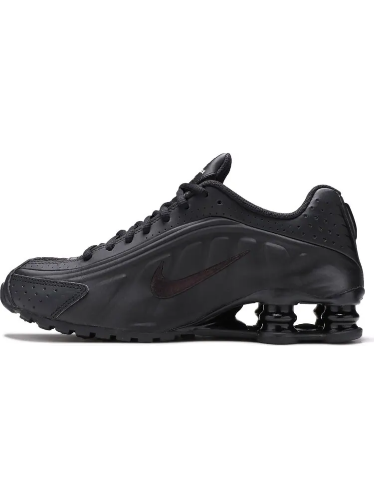 Кроссовки Nike Shox R4 GS 'Triple Black' — изображение 3 из 8, черный