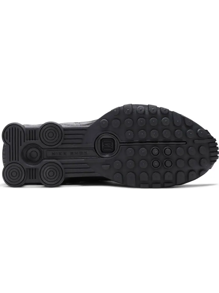 Кроссовки Nike Shox R4 GS 'Triple Black' — изображение 4 из 8, черный