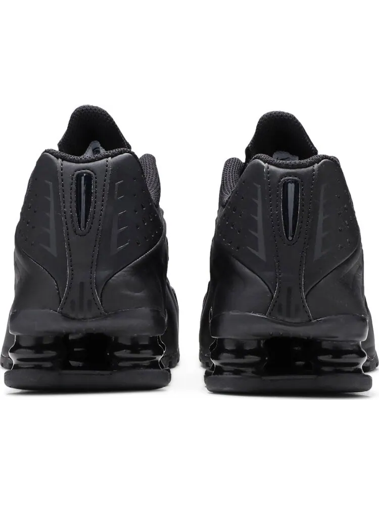 Кроссовки Nike Shox R4 GS 'Triple Black' — изображение 6 из 8, черный