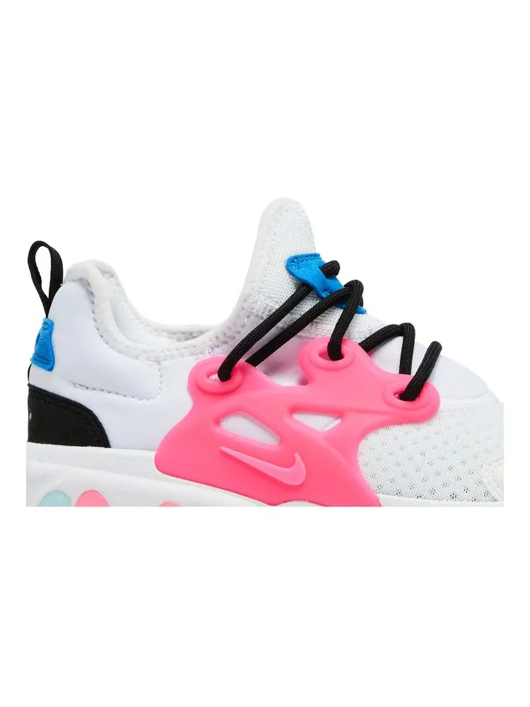 Кроссовки Nike React Presto GS 'White Hyper Pink' — изображение 3 из 9, белый/розовый/синий