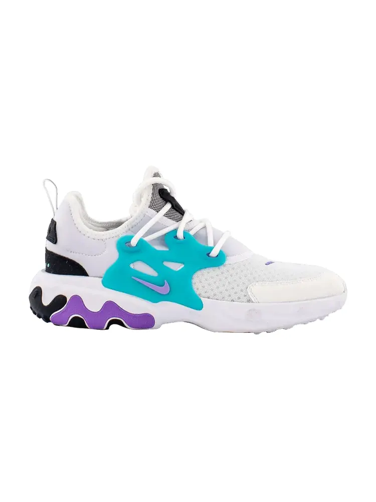 Кроссовки Nike React Presto GS 'Cassette' — изображение 1 из 1, белый//черный/фиолетовый