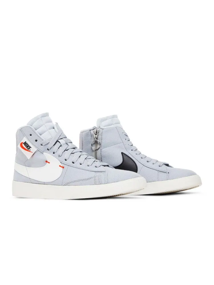 Кроссовки Nike Wmns Blazer Mid Rebel 'Wolf Grey' — изображение 9 из 9, серый/оранжевый
