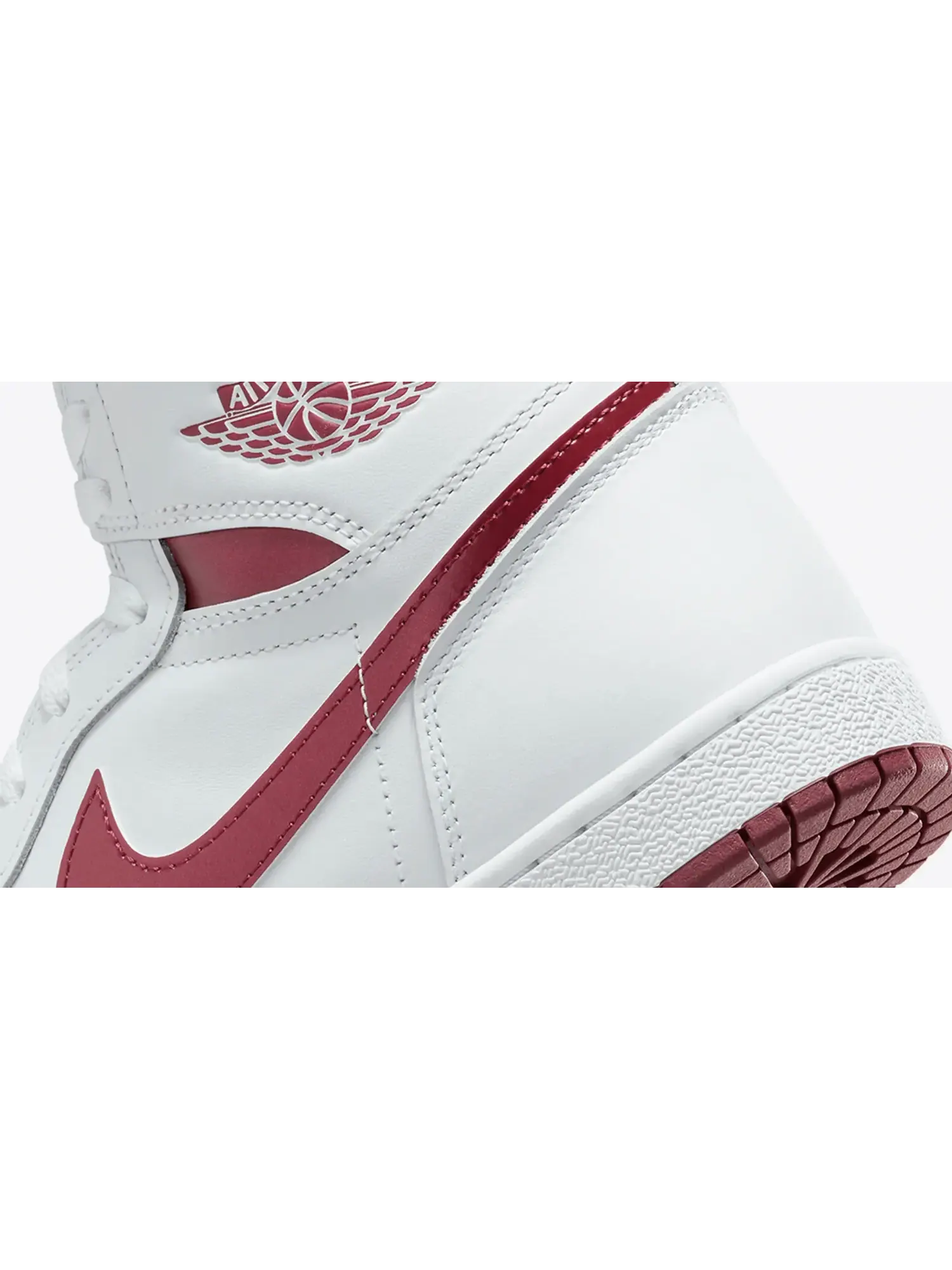 Кроссовки Air Jordan 1 High '85 Metallic Burgundy — изображение 8 из 11, красный