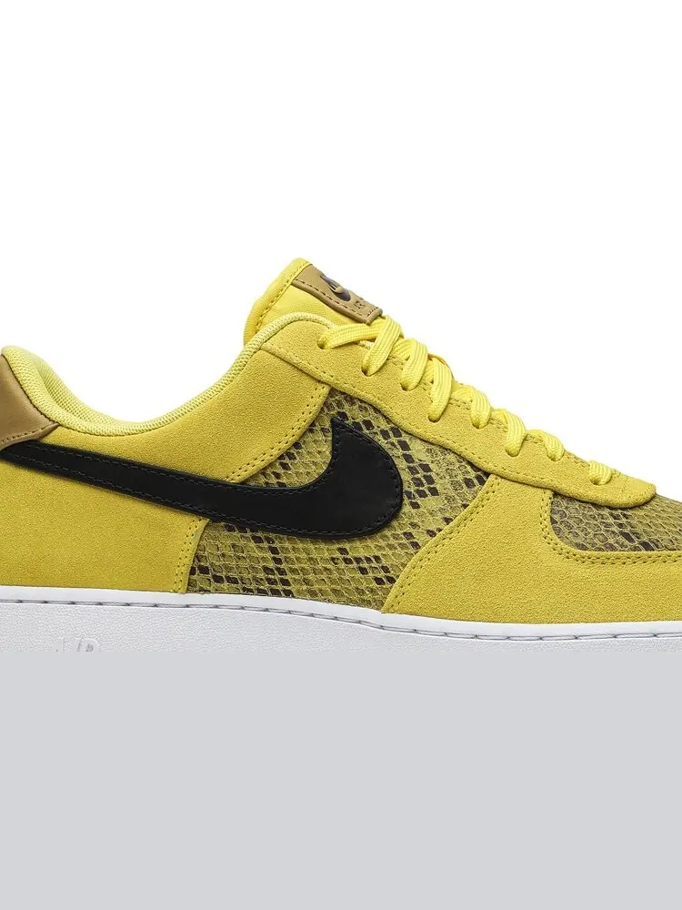 Кроссовки Nike Air Force 1 Low 'Yellow Snakeskin' — изображение 2 из 8, желтый