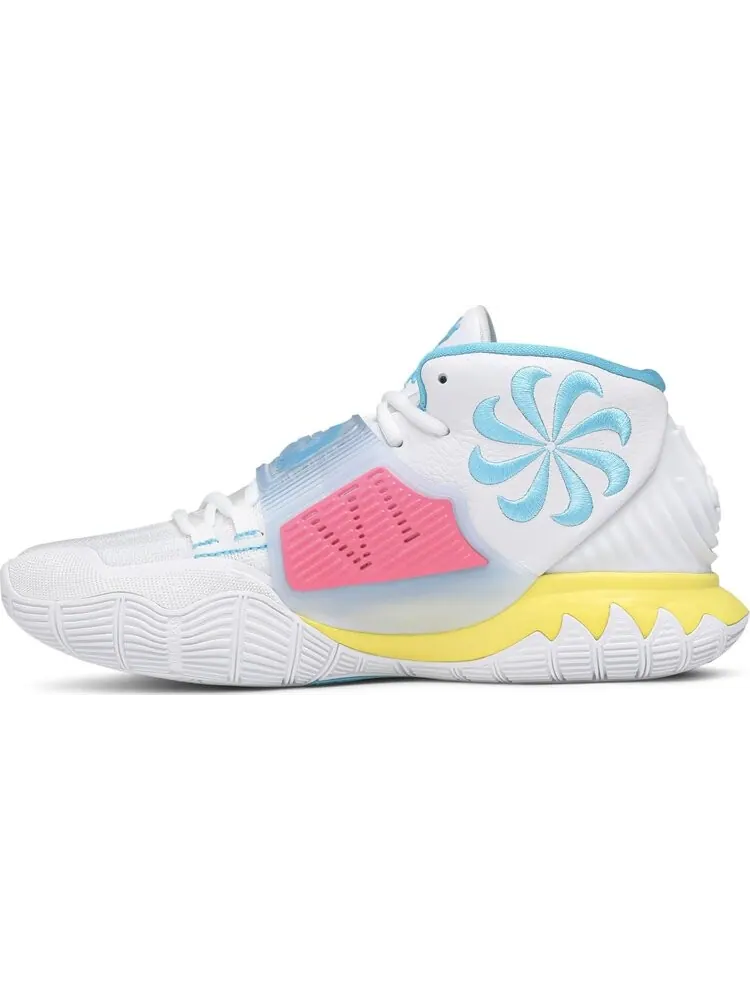 Кроссовки Nike Kyrie 6 'Neon Graffiti' — изображение 3 из 8, белый