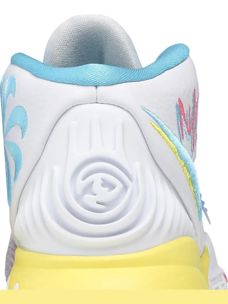 Кроссовки Nike Kyrie 6 'Neon Graffiti' — изображение 7 из 8, белый