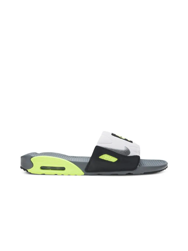 Сандалии Nike Air Max 90 Slide 'Volt' — изображение 2 из 9, серый//черный/серый