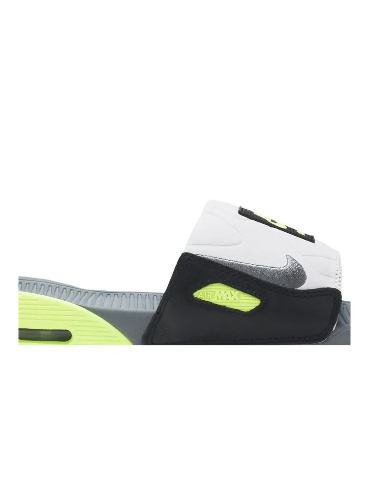 Сандалии Nike Air Max 90 Slide 'Volt' — изображение 3 из 9, серый//черный/серый