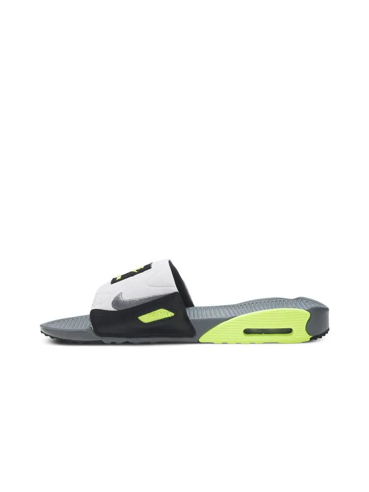 Сандалии Nike Air Max 90 Slide 'Volt' — изображение 4 из 9, серый//черный/серый