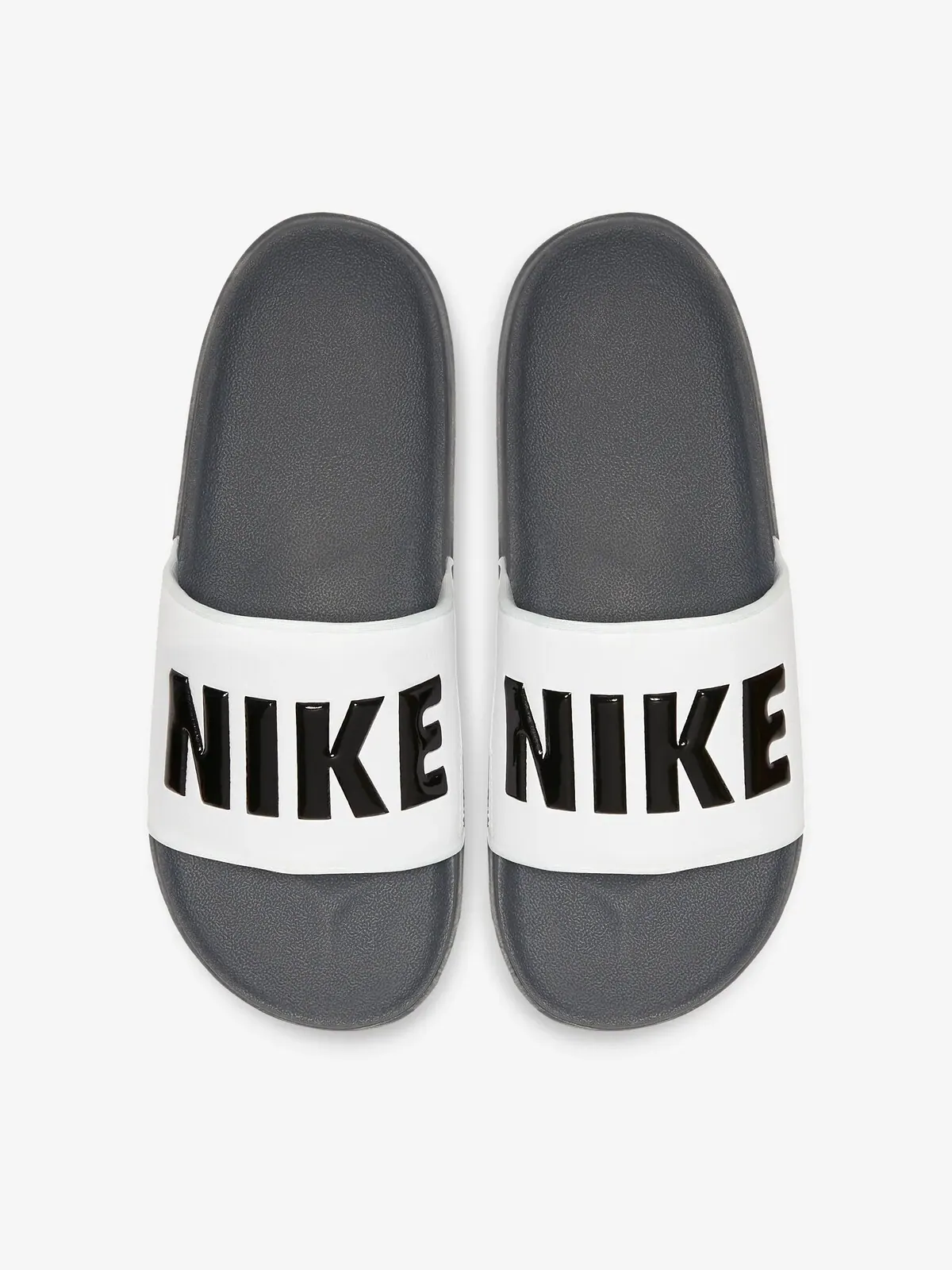 Шлепанцы Nike Offcourt — изображение 2 из 2, темно-серый/белый/черный