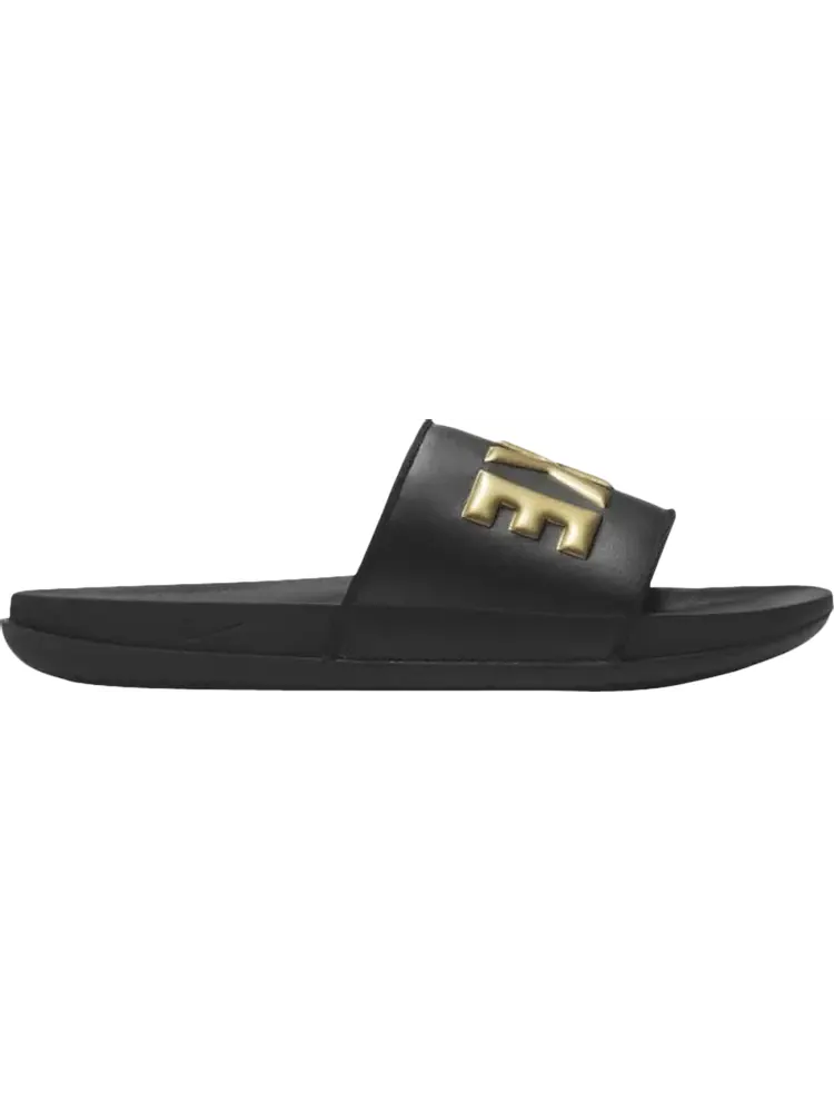 Сандалии Nike OffCourt Slide 'Black Metallic Gold' — изображение 1 из 1, черный
