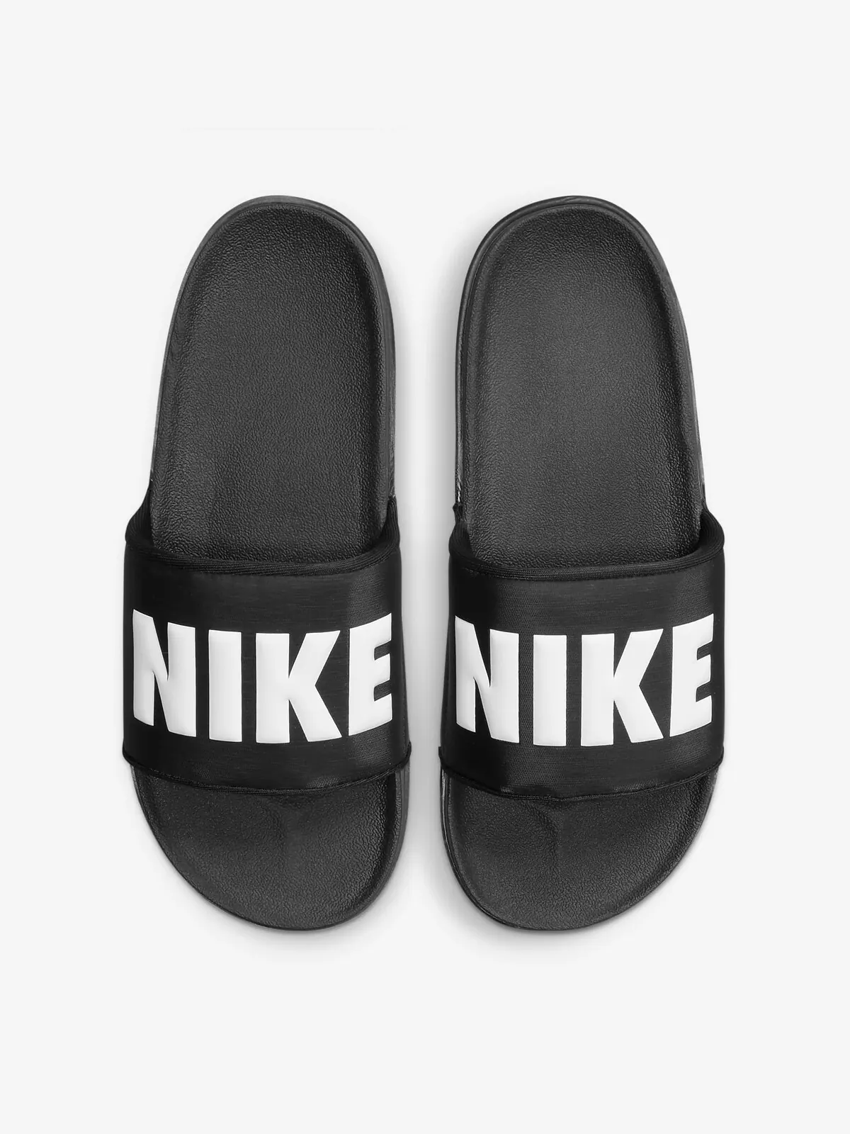 Мужские шлепанцы Nike Offcourt — изображение 2 из 3, черно-белый
