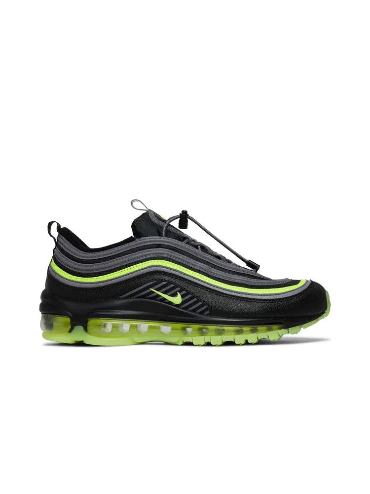 Кроссовки Nike Air Max 97 HZ GS 'Black Volt' — изображение 2 из 9, черный