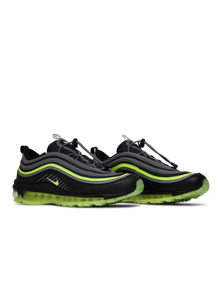 Кроссовки Nike Air Max 97 HZ GS 'Black Volt' — изображение 9 из 9, черный