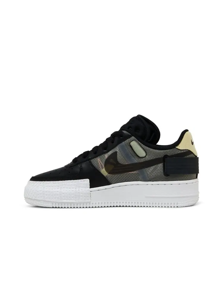 Кроссовки Nike Air Force 1 Type GS — изображение 3 из 4, черный