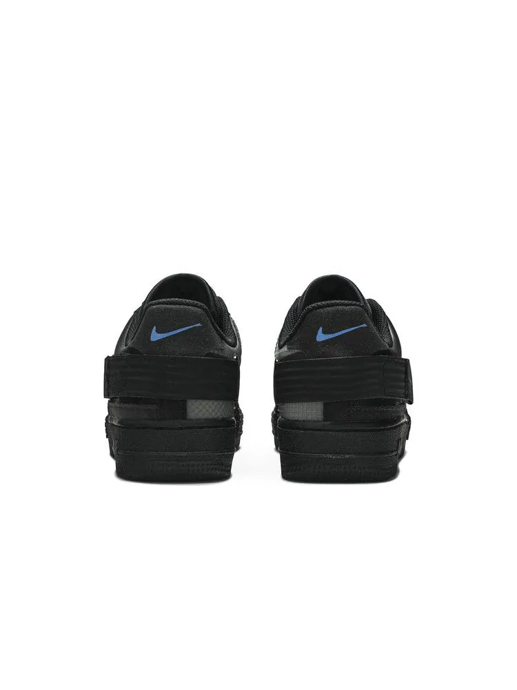 Кроссовки Nike Air Force 1 Type GS 'Black Photo Blue' — изображение 7 из 9, черный/синий/платиновый