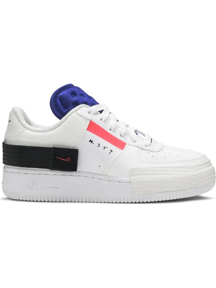 Кроссовки Nike Air Force 1 Low Drop Type GS 'Summit White' — изображение 1 из 8, белый