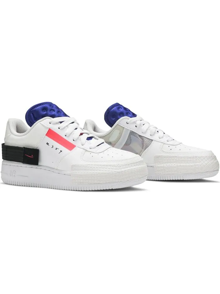Кроссовки Nike Air Force 1 Low Drop Type GS 'Summit White' — изображение 8 из 8, белый