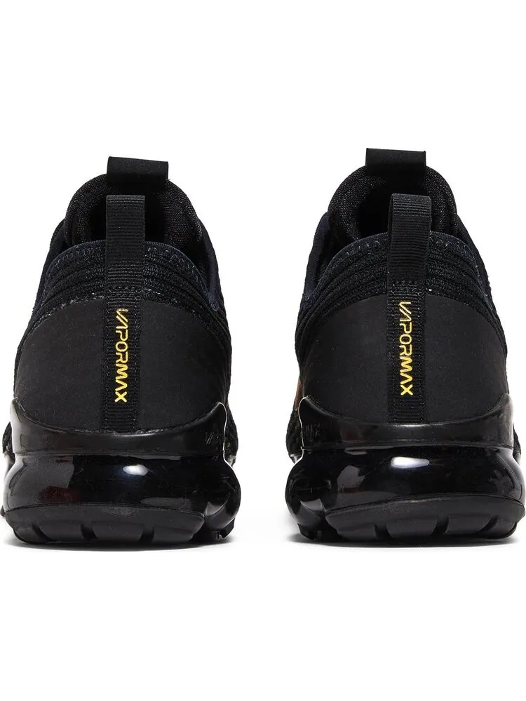 Кроссовки Nike Air VaporMax Flyknit 3 GS 'Black Gold' — изображение 6 из 8, черный