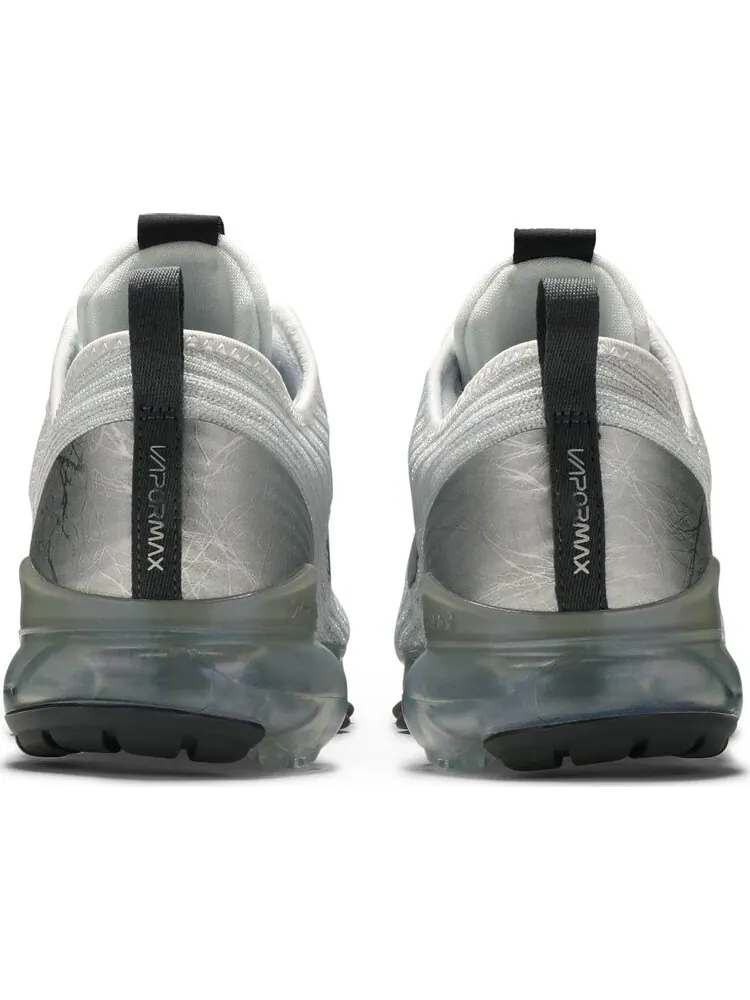 Кроссовки Nike Air VaporMax Flyknit 3 GS 'White Silver' — изображение 6 из 8, белый