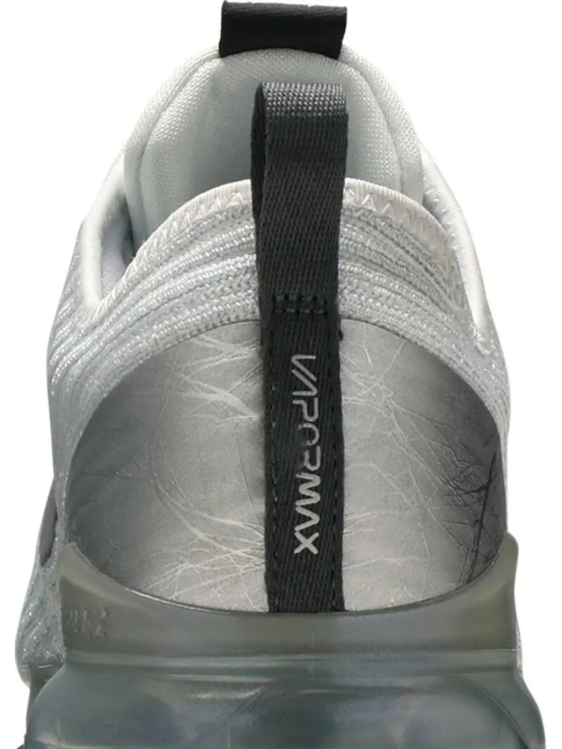 Кроссовки Nike Air VaporMax Flyknit 3 GS 'White Silver' — изображение 7 из 8, белый