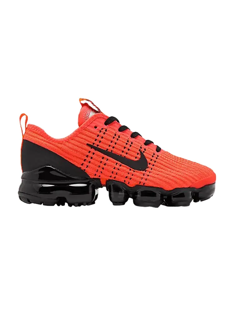 Кроссовки Nike Air VaporMax Flyknit 3 GS 'Flash Crimson Black' — изображение 1 из 1, черный