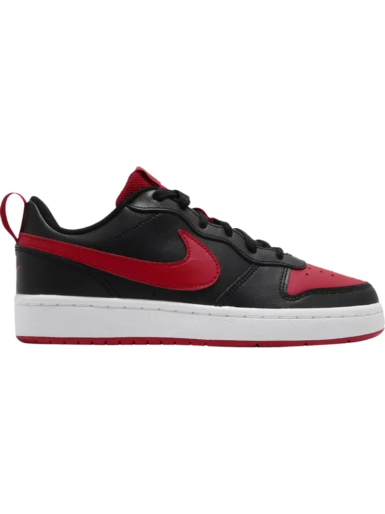 Кроссовки Nike Court Borough Low 2 GS 'Bred' — изображение 1 из 1, красный