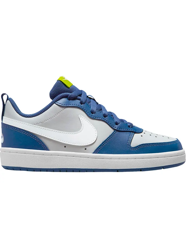Кроссовки Nike Court Borough Low 2 GS 'Grey Fog Mystic Navy' — изображение 1 из 1, серый