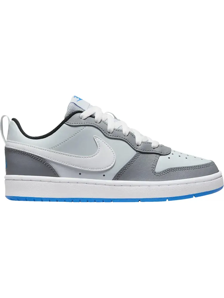 Кроссовки Court Borough Low 2 SE GS 'Pure Platinum Photo Blue' — изображение 1 из 1, серый