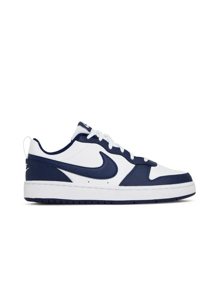 Кроссовки Nike Court Borough Low 2 GS 'White Signal Blue' — изображение 2 из 9, белый/синий/синий