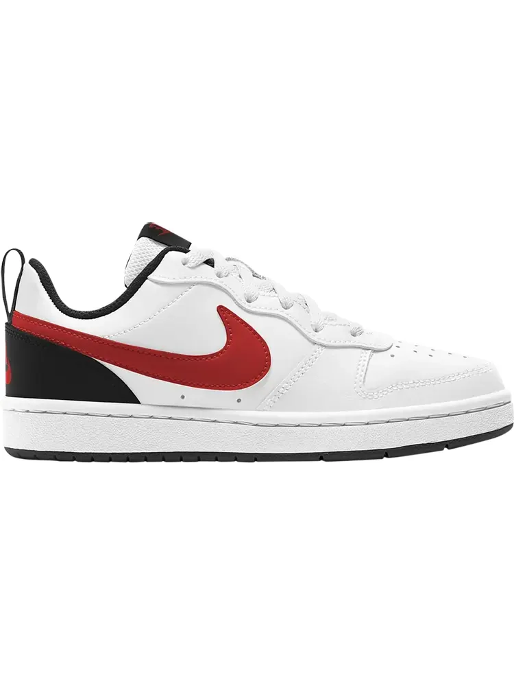 Кроссовки Nike Court Borough Low 2 GS 'White University Red' — изображение 1 из 1, белый
