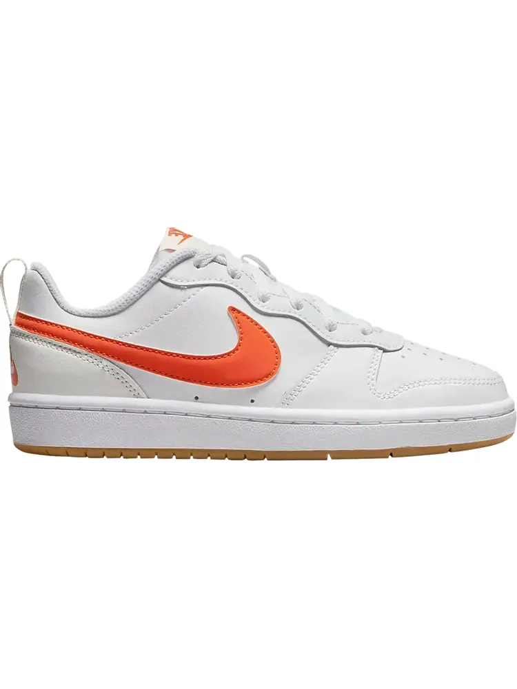 Кроссовки Nike Court Borough Low 2 GS 'White Orange' — изображение 1 из 1, белый