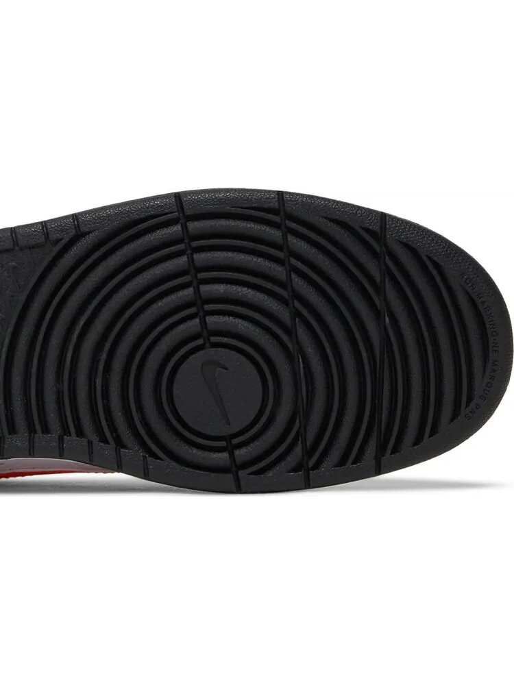 Кроссовки Nike Court Borough Low 2 GS 'White Black Orange' — изображение 5 из 8, белый
