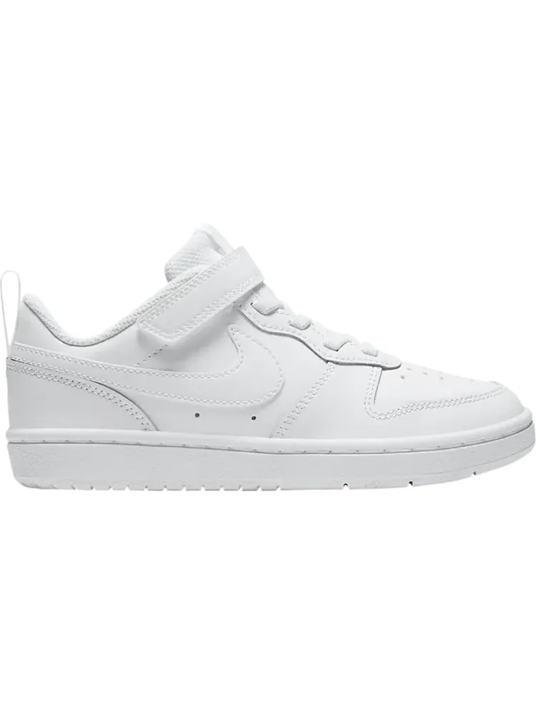 Кроссовки Nike Court Borough Low 2 PS 'Triple White' — изображение 1 из 1, белый