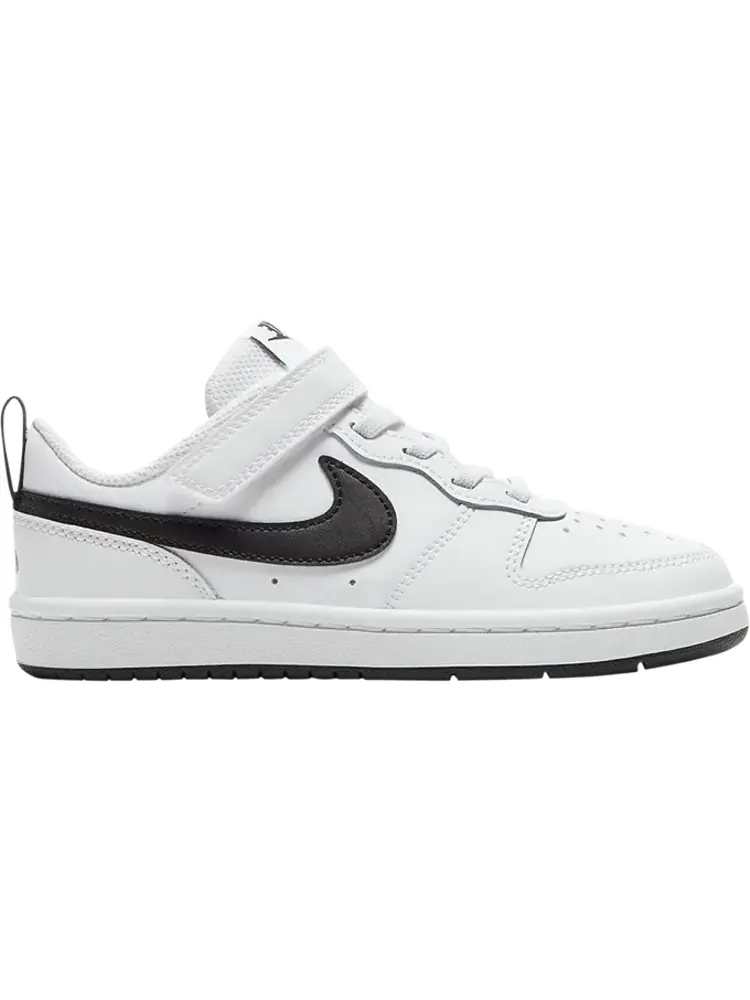 Кроссовки Nike Court Borough Low 2 PS 'White Black' — изображение 1 из 1, белый