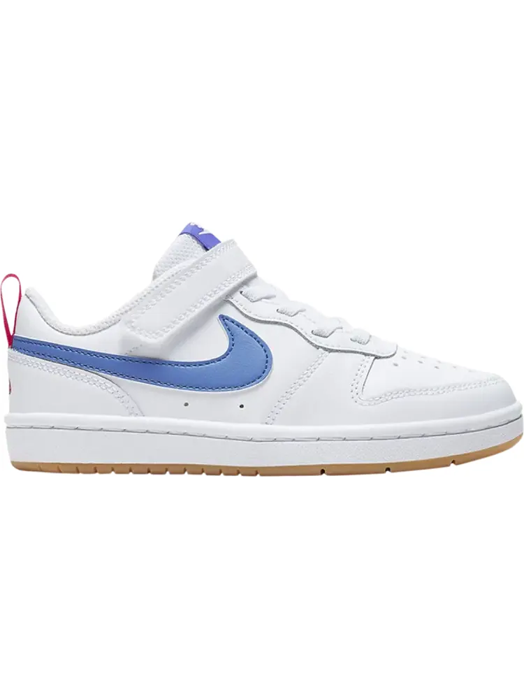 Кроссовки Nike Court Borough Low 2 PS 'White Pacific Blue' — изображение 1 из 1, белый