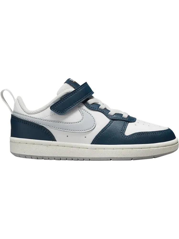 Кроссовки Nike Court Borough Low 2 PS 'White Valerian Blue' — изображение 1 из 1, белый