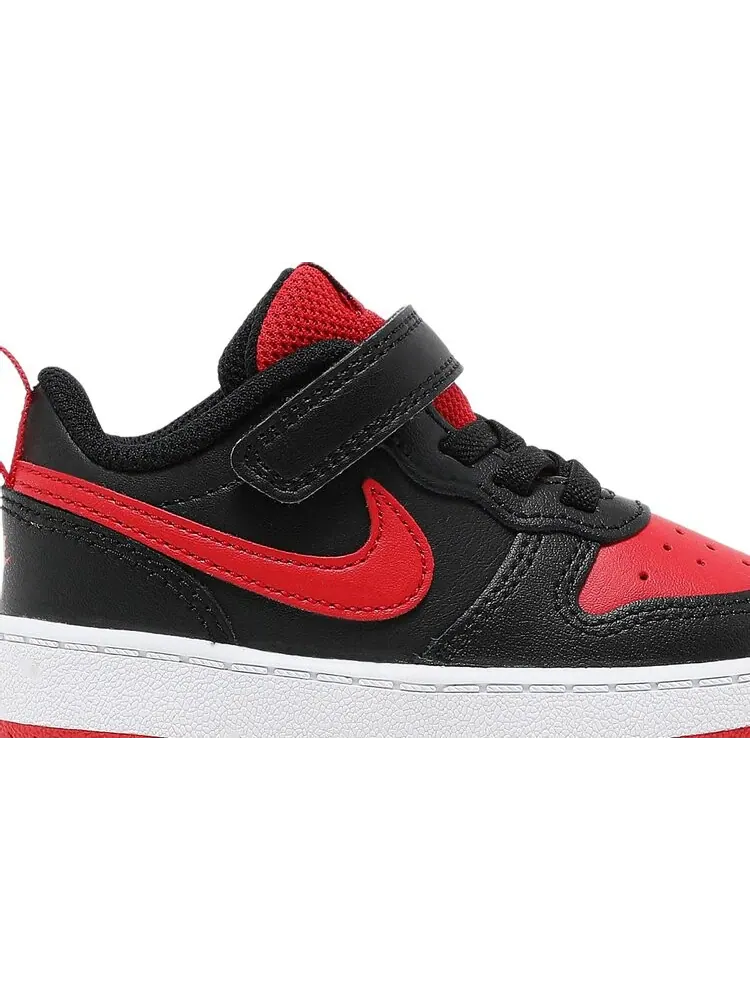 Кроссовки Nike Court Borough Low 2 TDV 'Bred' — изображение 2 из 8, красный