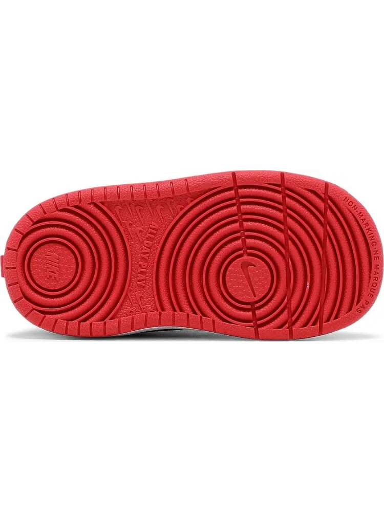 Кроссовки Nike Court Borough Low 2 TDV 'Bred' — изображение 4 из 8, красный