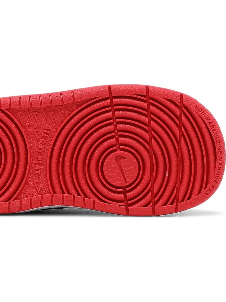 Кроссовки Nike Court Borough Low 2 TDV 'Bred' — изображение 5 из 8, красный